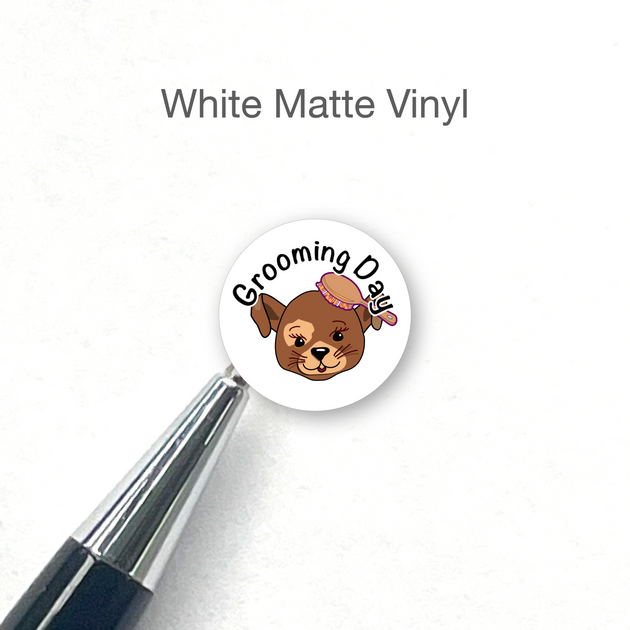 Pet Grooming Stickers Pet Care Reminder Dog Get Sheet Done