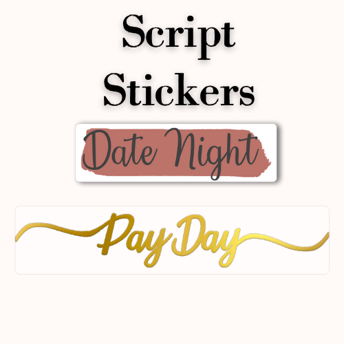 Script Stickers
