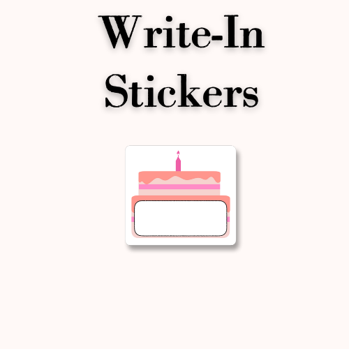 Write In Stickers – Get Sheet Done