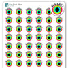 Activity Ring Close Tracker Planner Stickers / 54 Fun Vinyl Stickers (1/2”) / Apple/Health Exercise Fitness Essential Productivity Life/Bullet Bujo Journal/Todo Reminder