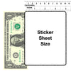 Basketball Dot Stickers