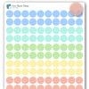 Transparent Dot  / 120 Translucent Vinyl  (1/3?) / Accent Markers Highlight  Flag /Date Covers/Essential Productivity Life/Bullet Bujo Journal Planner Stickers / Bullet Journaling / Bujo / Essential Productivity Stickers
