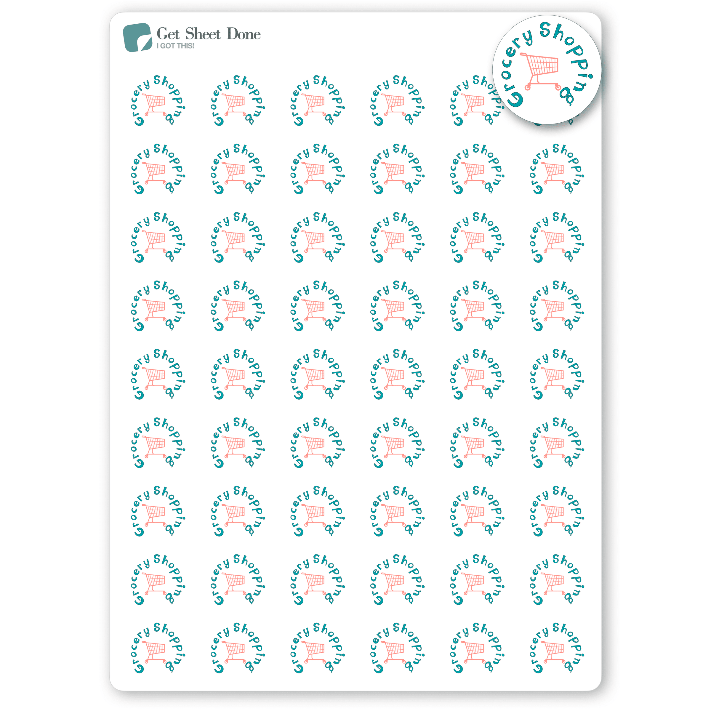 Highlight No Work Script Stickers - Bullet Journal Stickers – Get Sheet Done