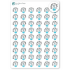 Cleaning Day Planner Stickers / Chore Reminder Stickers / Bullet Journaling / Bujo / Essential Productivity Stickers