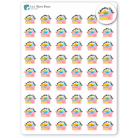 Laundry Day Planner Stickers / Chore Reminder Stickers / Bullet Journaling / Bujo / Essential Productivity Stickers