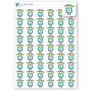 Time Card Stickers