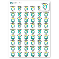 Time Card Stickers