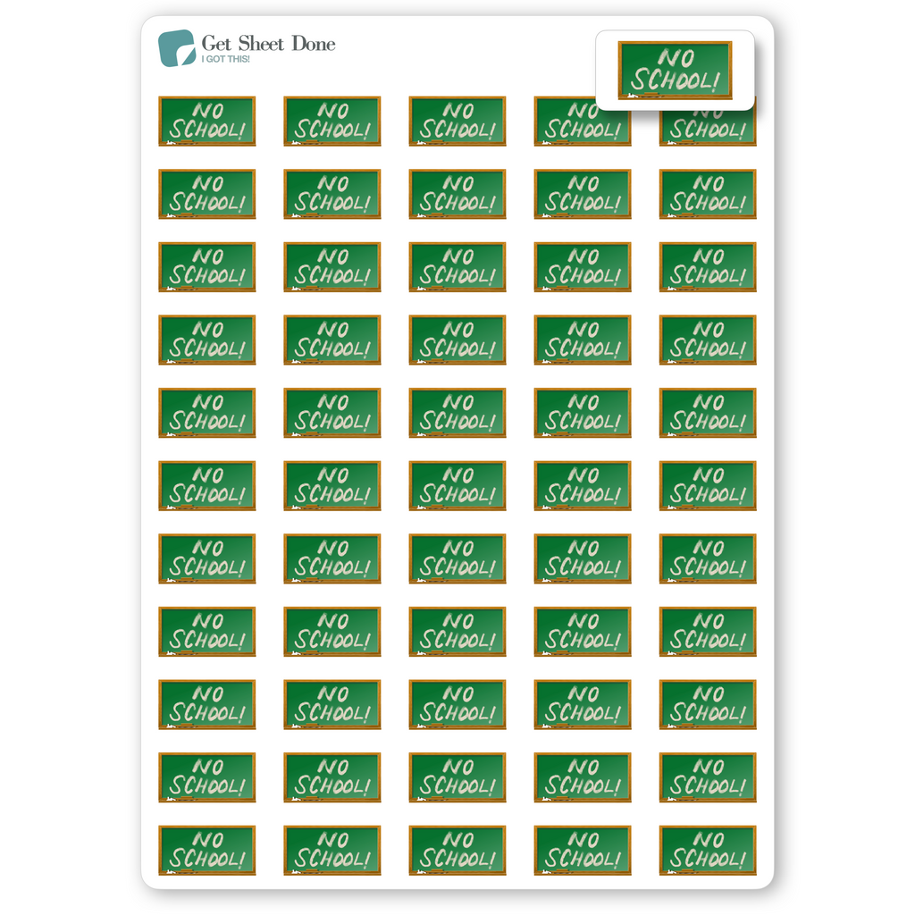 No School Stickers - Children Planner Stickers - Appointment Stickers ...