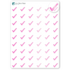 Foiled Check Planner Stickers.