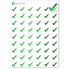 Foiled Check Planner Stickers.