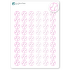 Foiled Baseball Planner Stickers.