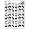 Foiled Soccer Stickers.