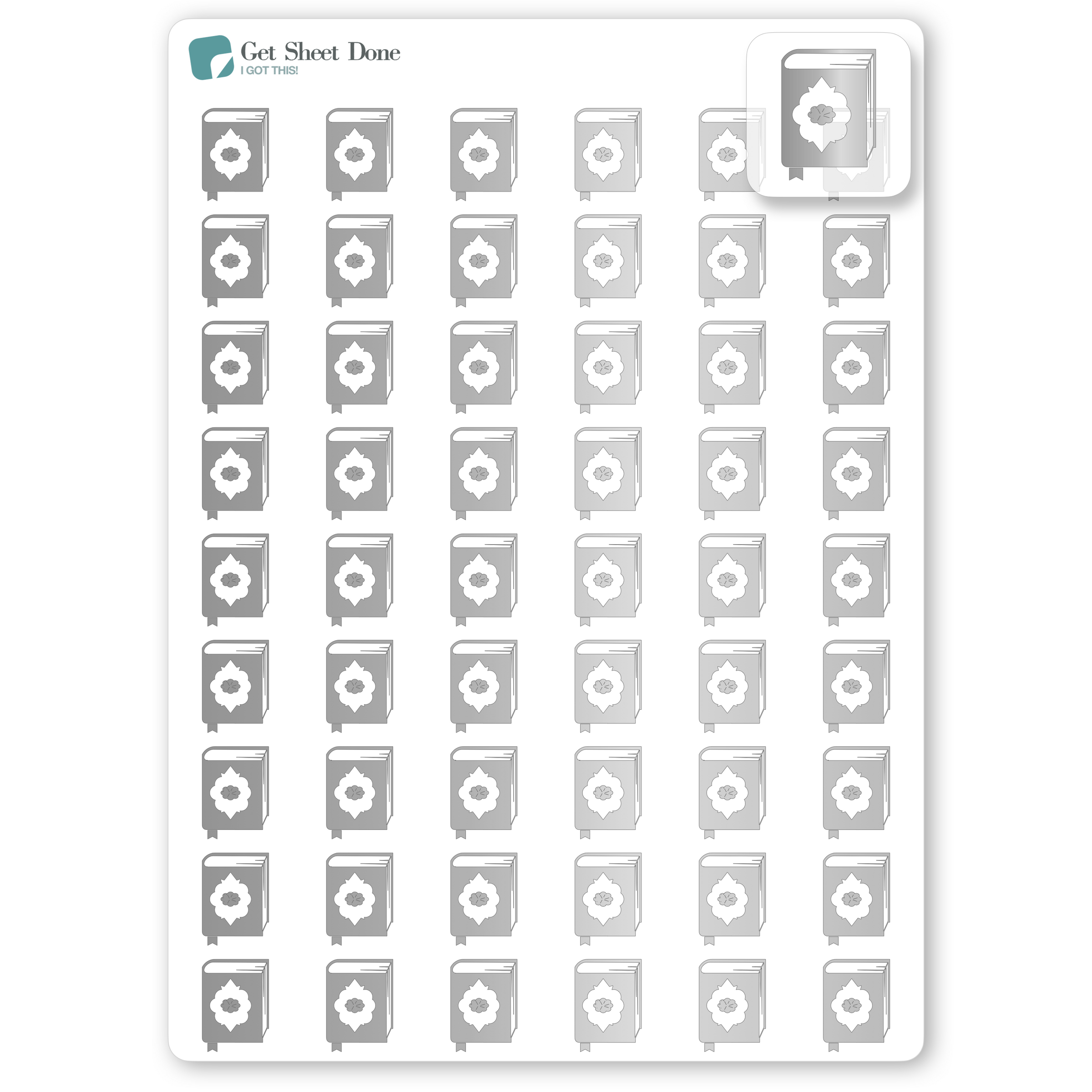 Foiled Quran Stickers.