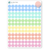 Transparent Dot Planner Stickers/ DIY Calendar Stickers / Bullet Journaling / Bujo / Essential Productivity Stickers