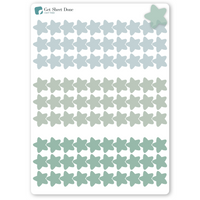 Transparent Star Stickers