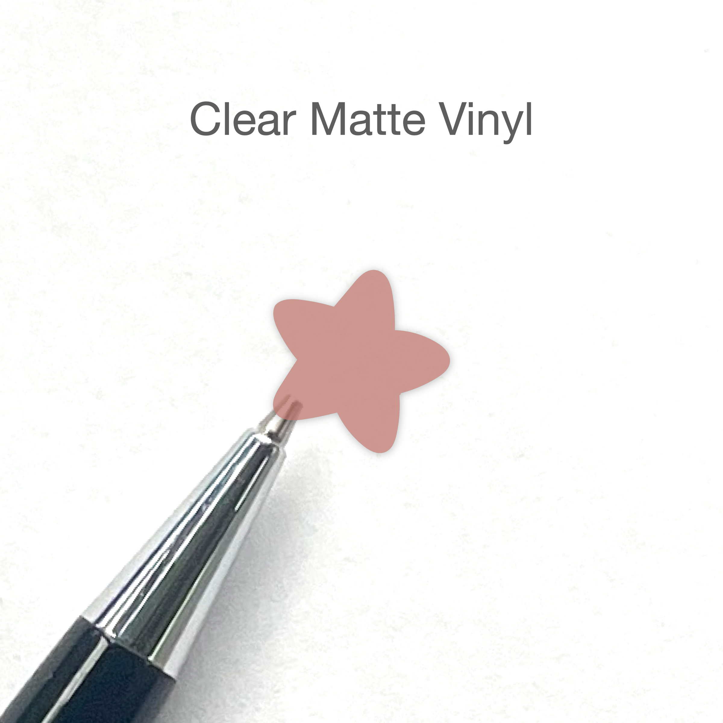 Transparent Star Stickers