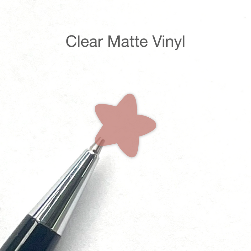 Transparent Star Stickers