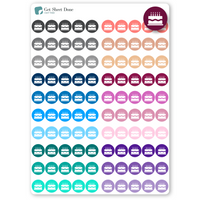 Birthday Dot Planner Stickers/ DIY Calendar Stickers / Bullet Journaling / Bujo / Essential Productivity Stickers