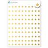 Star Foil Dot Planner Stickers/ DIY Calendar Stickers / Bullet Journaling / Bujo / Essential Productivity Stickers