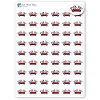 Carpool Pick Up Planner Stickers / Appointments Reminder Stickers / School Student Teacher /  / Bullet Journaling / Bujo / Essential Productivity Stickers