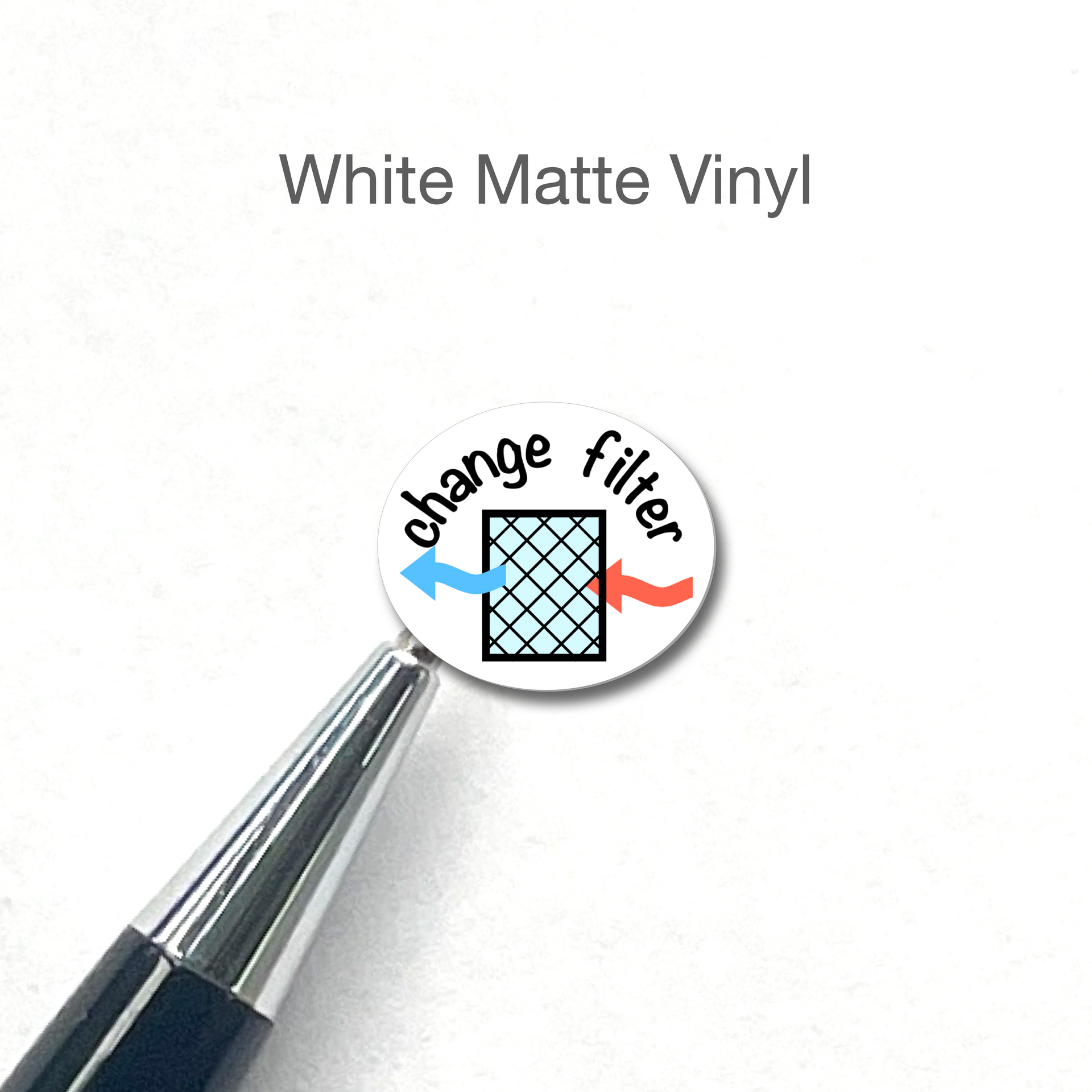 Change Filter Stickers - HVAC Furnace Reminder Stickers - Chore ...