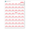 Birthday Planner Stickers / Appointments Reminder Stickers/ DIY Calendar Stickers / Write In  / Bullet Journaling / Bujo / Essential Productivity Stickers