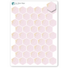 Foiled Hexagon Stickers