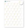 Foiled Hexagon Stickers