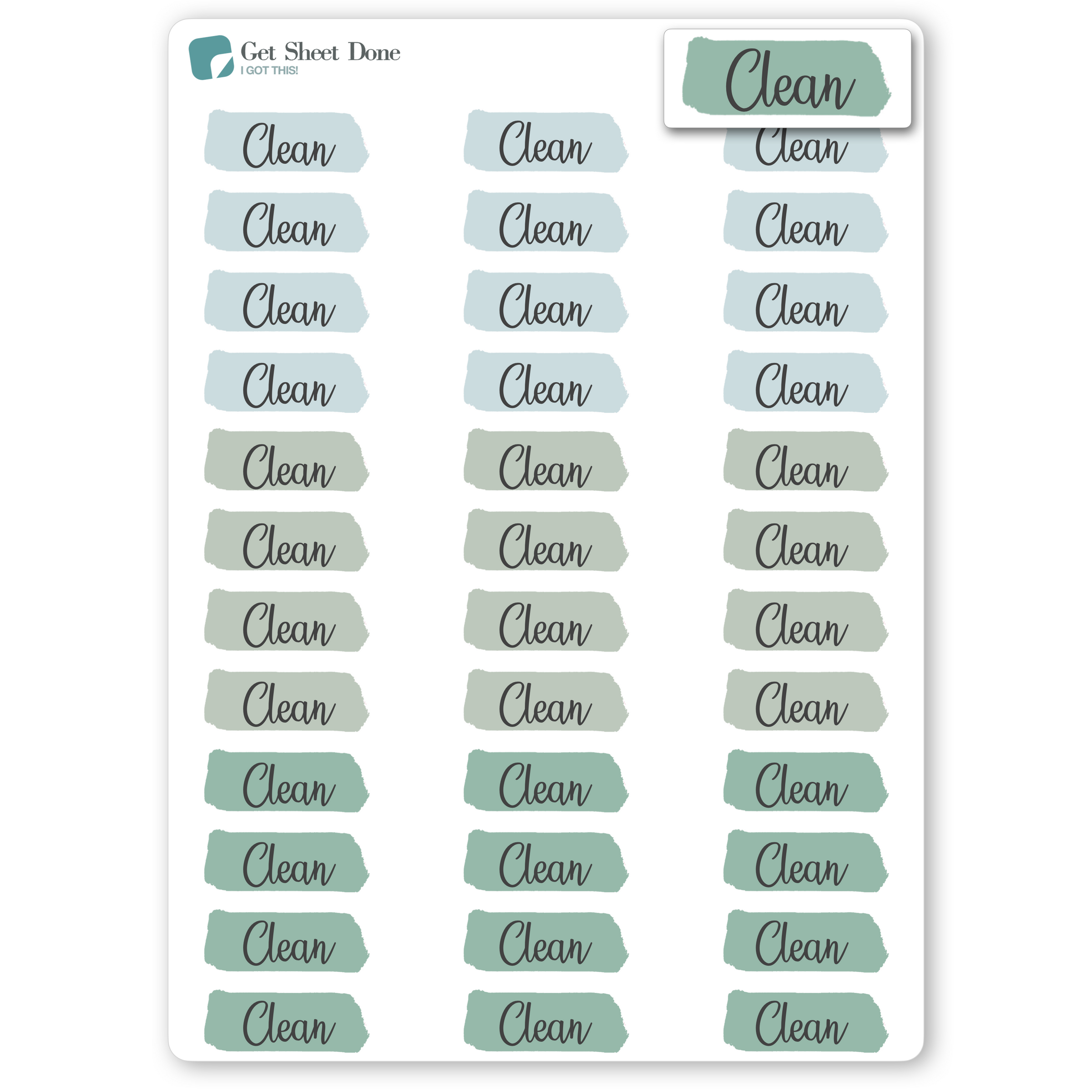 Highlight Clean Stickers