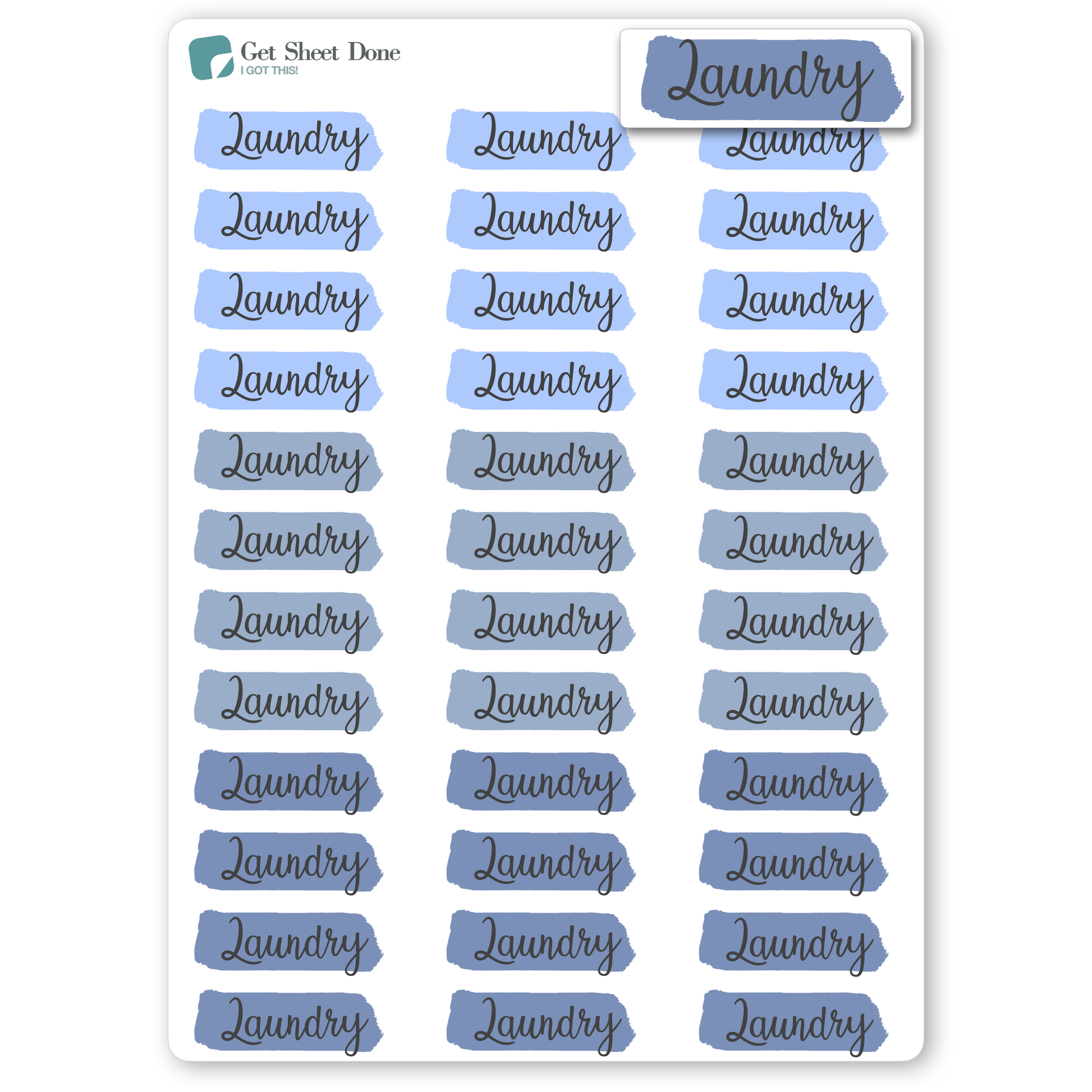 Highlight Laundry Stickers