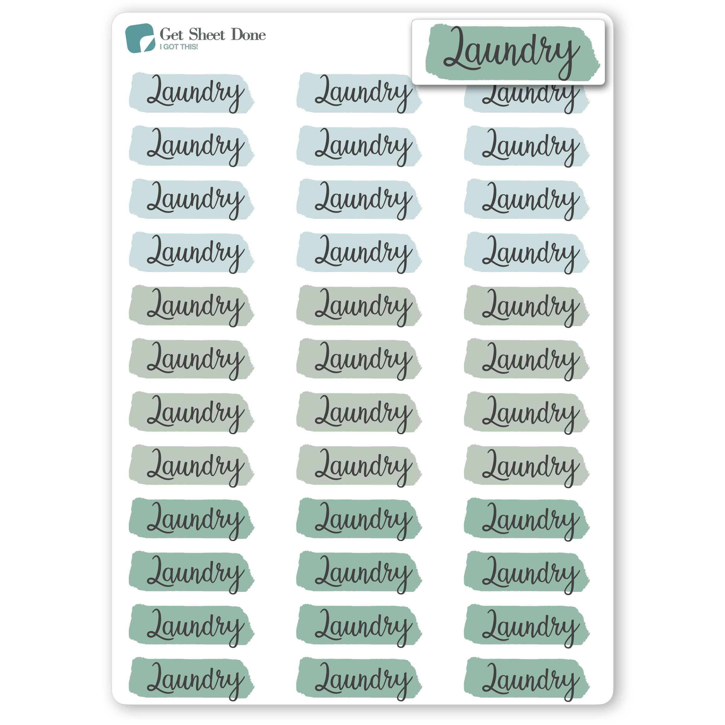 Highlight Laundry Stickers