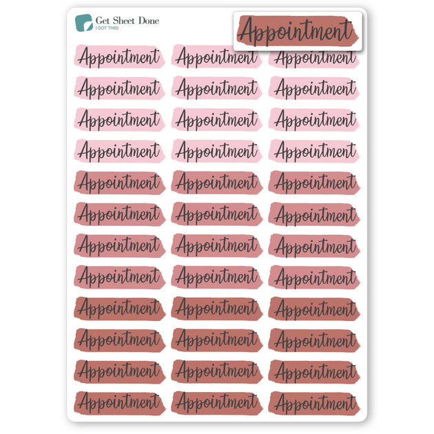 Highlight no workhighlight appointment script stickers bullet journal