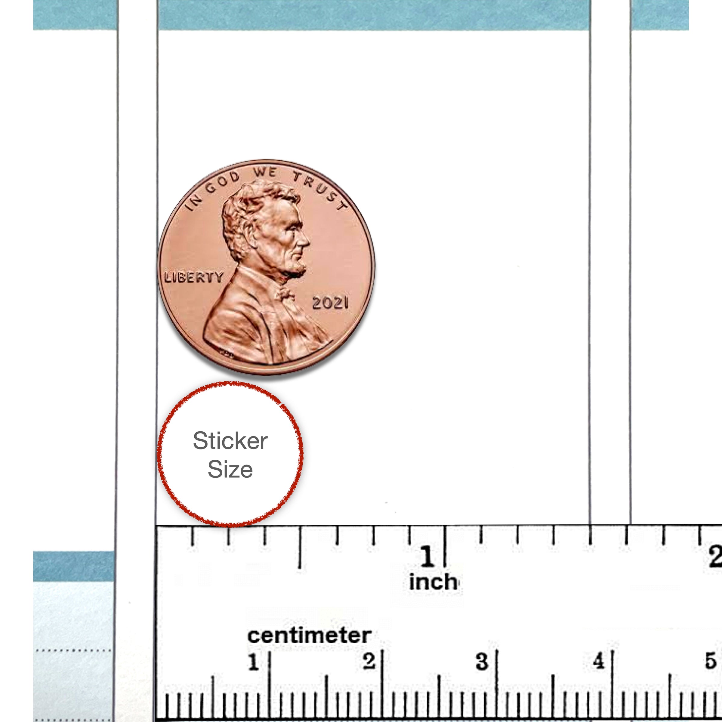 Golf Planner Stickers