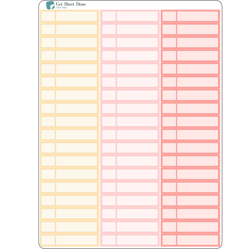 Appointment  Functional Box Planner Stickers / Appointments Reminder Stickers/ DIY Calendar Stickers / Write In  / Bullet Journaling / Bujo / Essential Productivity Stickers