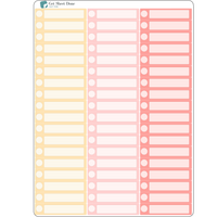 Check List  Functional Box Planner Stickers / Chore Reminder Stickers/ DIY Calendar Stickers / Write In  / Bullet Journaling / Bujo / Essential Productivity Stickers