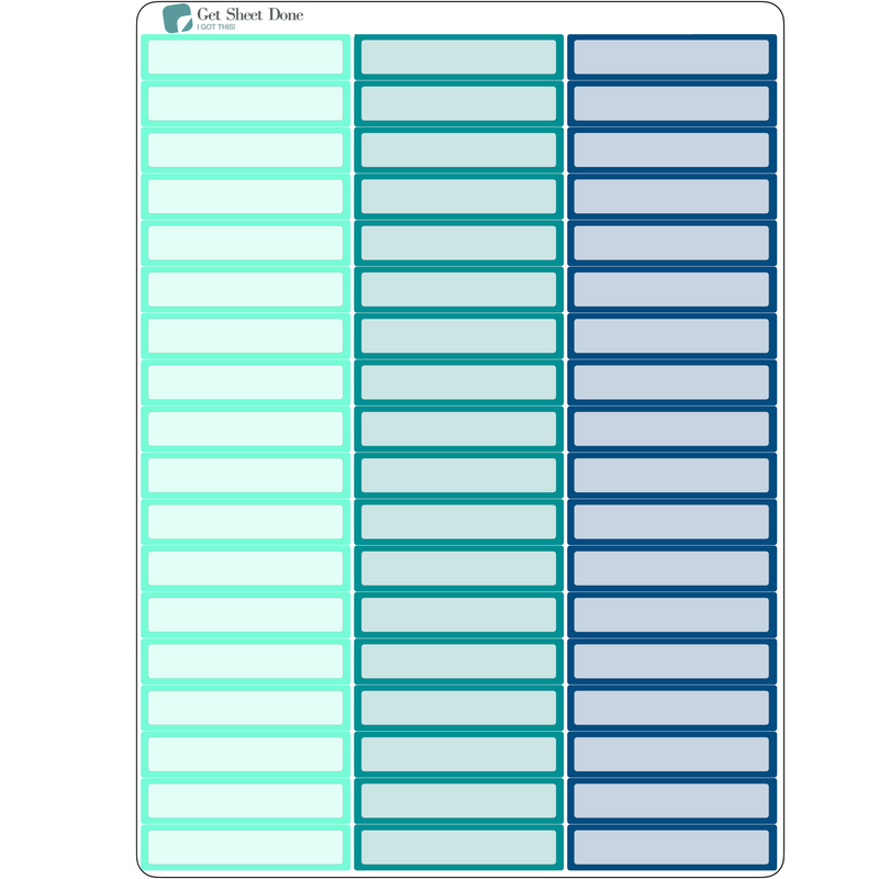 Event  Functional Box Planner Stickers/ DIY Calendar Stickers / Write In  / Bullet Journaling / Bujo / Essential Productivity Stickers