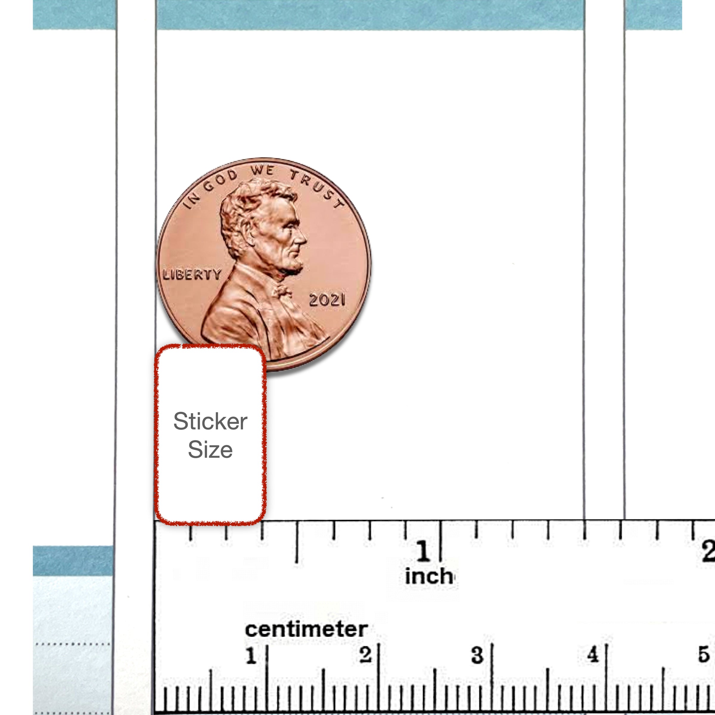 Water Habit Tracker Stickers - 60 Smudge Proof Vinyl Stickers, 1/2 Inch For Planner Journal